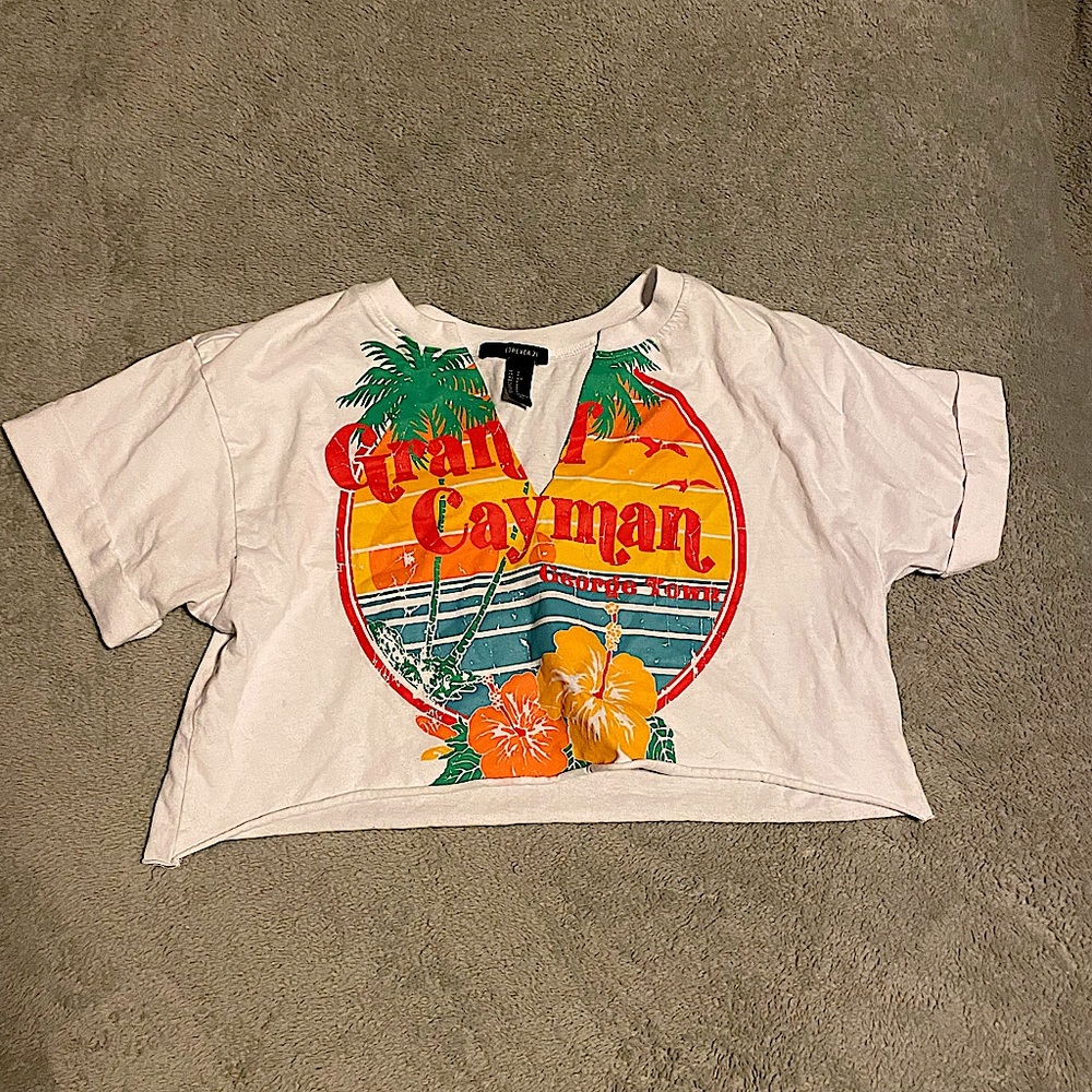 sunset crop top! 
size: SMALL
condition: like new